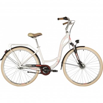 Дорожный велосипед STINGER BARСELONA EVO белый с рамой 15" 700AHR.BARCELEVO.15WH1