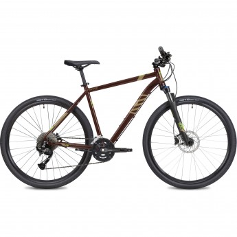 Дорожный велосипед STINGER CAMPUS EVO коричневый с рамой 52см 700AHD.CAMEVO.52BN1
