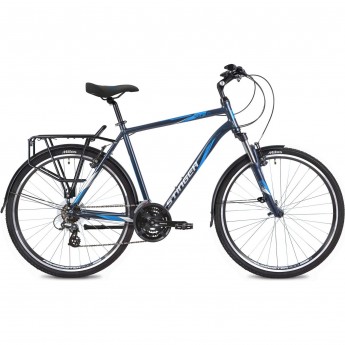 Дорожный велосипед STINGER HORIZONT STD синий с рамой 52см