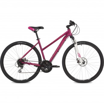 Дорожный велосипед STINGER LIBERTY EVO розовый с рамой 52см 700AHD.LIBERTEVO.52PK1