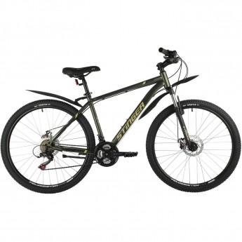 Горный велосипед STINGER CAIMAN D 27" зелёный с рамой 18" 27SHD.CAIMAND.18GN1