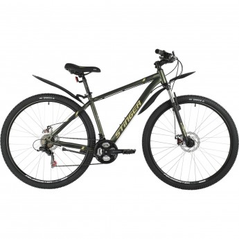 Горный велосипед STINGER CAIMAN D 29" черный с рамой 18" 29SHD.CAIMAND.18GN1 Горный велосипед STINGER CAIMAN D 29" черный с рамой 18" 29SHD.CAIMAND.18GN1