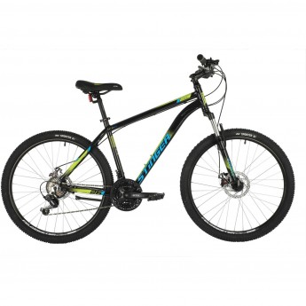 Горный велосипед STINGER ELEMENT EVO 26" черный с рамой 16" 26AHD.ELEMEVO.16BK1