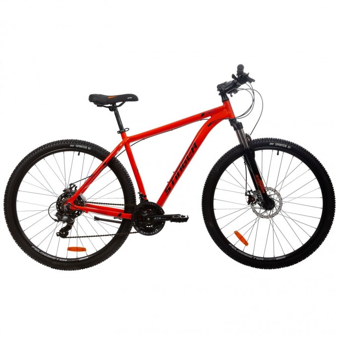 Горный велосипед STINGER ELEMENT EVO 26" красный с рамой 18" 26AHD.ELEMEVO.18RD3