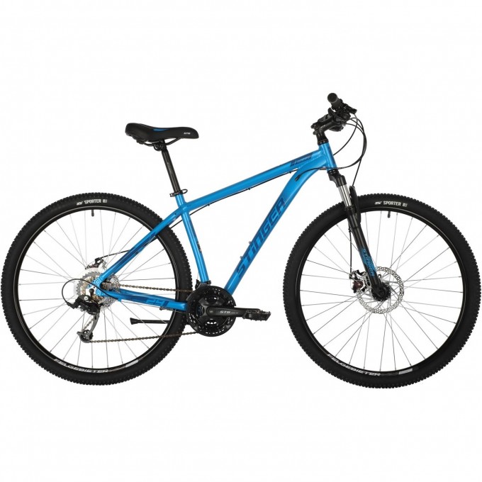 Горный велосипед STINGER ELEMENT EVO MS 29" синий с рамой 18" 29AHD.ELEMEVO.18BL10