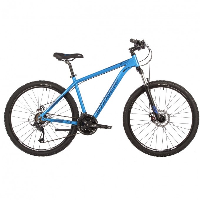 Горный велосипед STINGER ELEMENT EVO SE 27.5" синий с рамой 18" 27AHD.ELEMEVO.18BL22