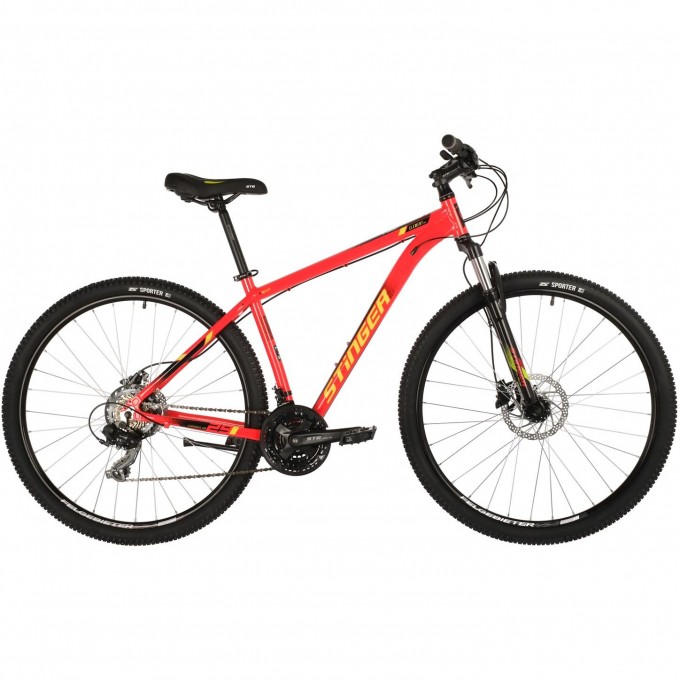 Горный велосипед STINGER ELEMENT PRO 29" красный с рамой 18" 29AHD.ELEMPRO.18RD01