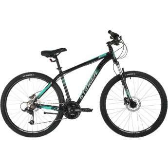 Горный велосипед STINGER ELEMENT PRO MS 27" зелёный с рамой 16" 27AHD.ELEMPRO.16GN10