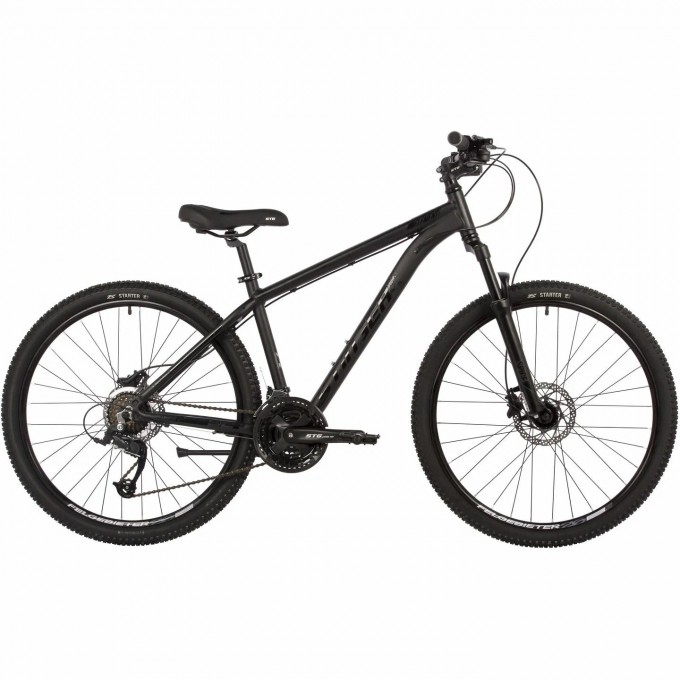 Горный велосипед STINGER ELEMENT PRO SE 26" черный с рамой 16" 26AHD.ELEMPRO.16BK22
