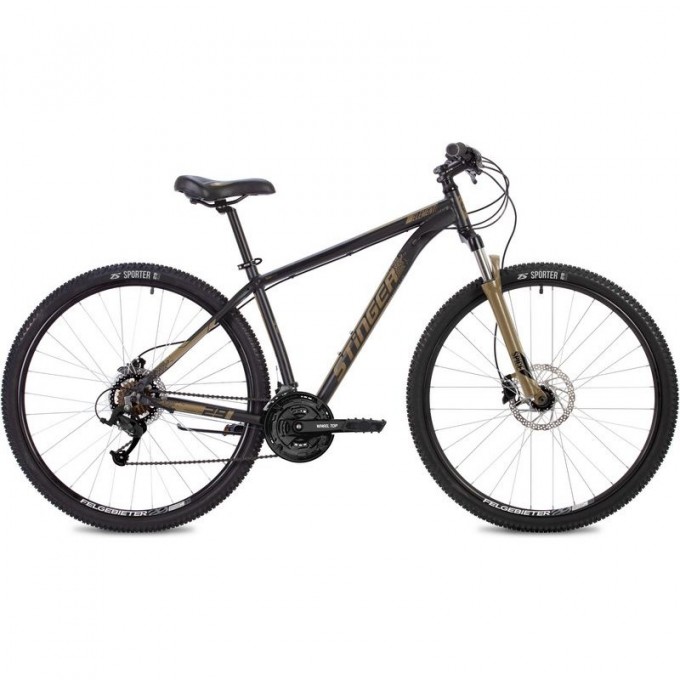 Горный велосипед STINGER ELEMENT PRO SE 26" золотистый с рамой 14" 26AHD.ELEMPRO.14GD22