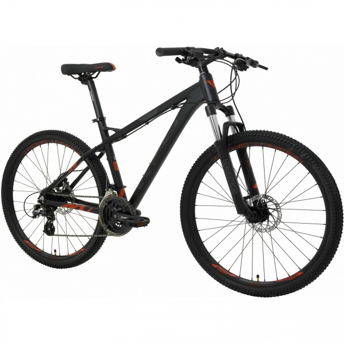 Горный велосипед STINGER ELEMENT PRO SE 27.5" черный с рамой 18" 27AHD.ELEMPRO.18BK22