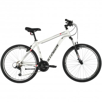 Горный велосипед STINGER ELEMENT STD MS 26" белый с рамой 14" 26AHV.ELEMSTD.14WH10