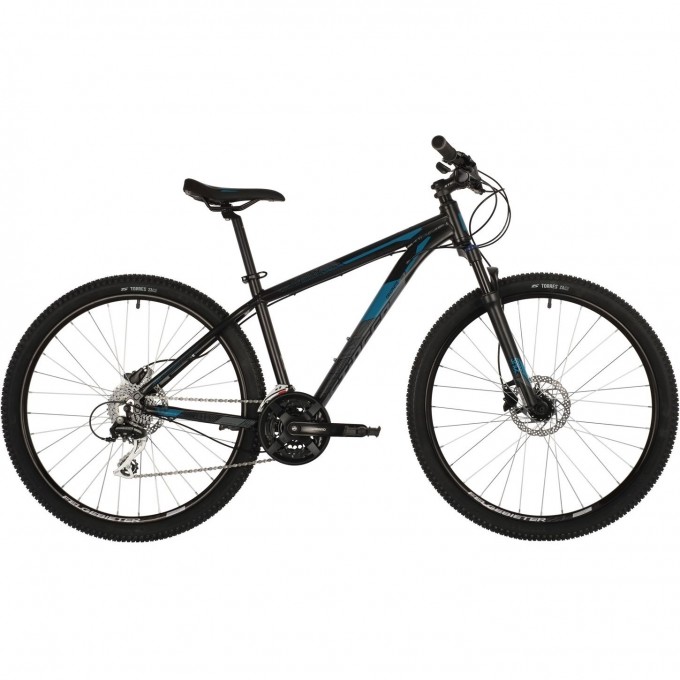 Горный велосипед STINGER GRAPHITE EVO 27.5", рама 16", черный, 2023 27AHD.GRAPHEVO.16BK3