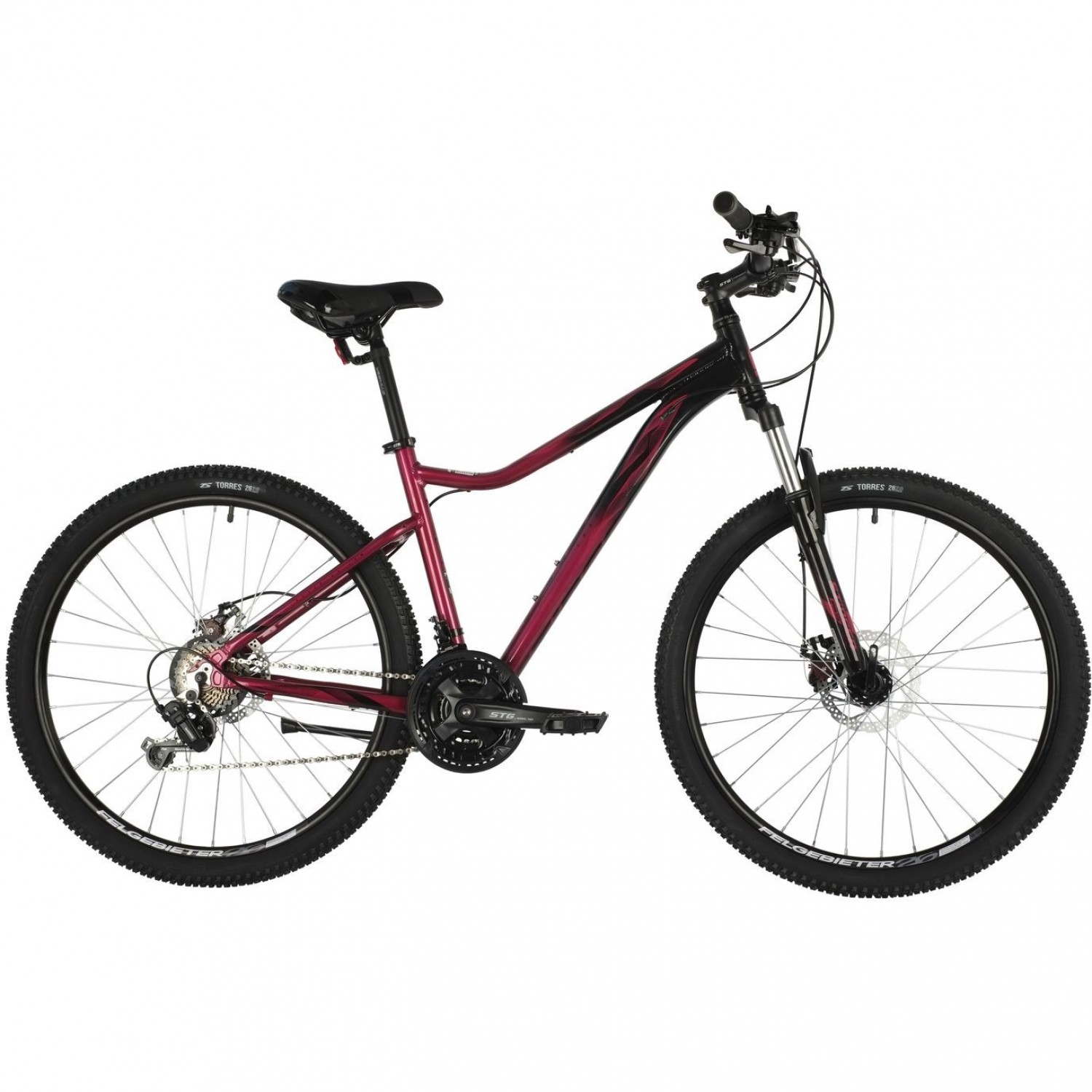 Горный велосипед STINGER LAGUNA EVO 26" сиреневый с рамой 15" 26AHD ...