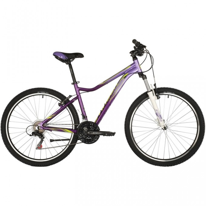 Горный велосипед STINGER LAGUNA STD 26" фиолетовый с рамой 15" 26AHV.LAGUSTD.15VT10