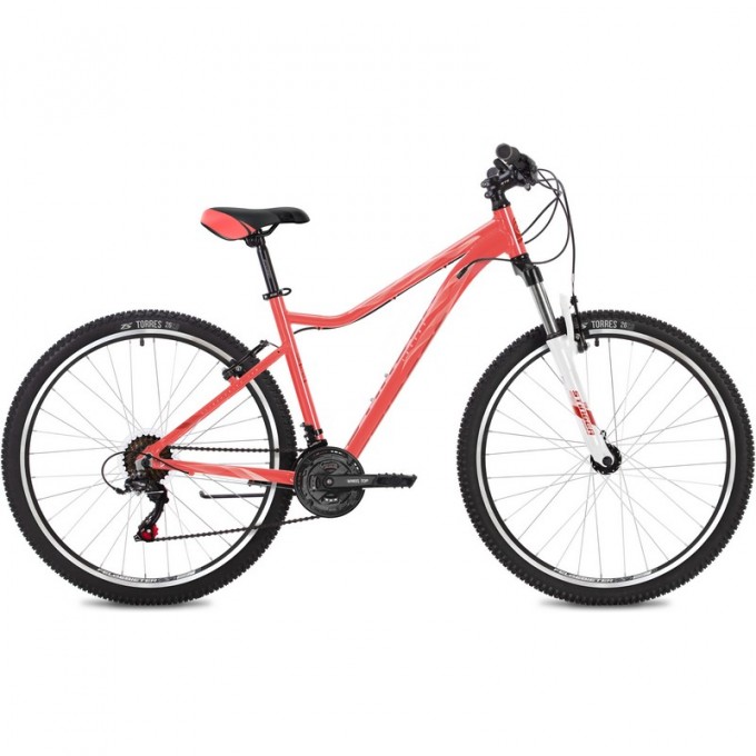 Горный велосипед STINGER LAGUNA STD 26" розовый с рамой 15" 26AHV.LAGUSTD.15PK2