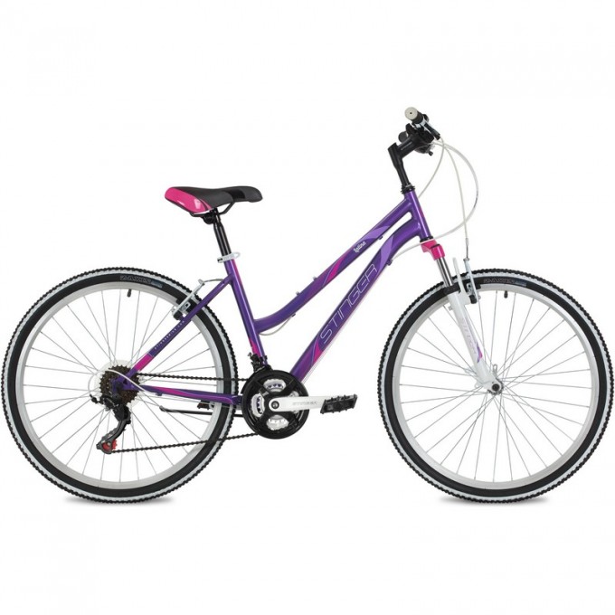 Горный велосипед STINGER LATINA 26" фиолетовый с рамой 15" 26SHV.LATINA.15VT2