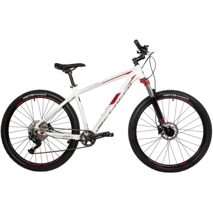 Горный велосипед STINGER RELOAD EVO 27" бело-красный с рамой 18" 27AHD.RELOEVO.18WH1