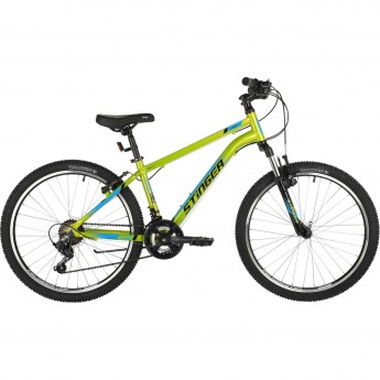 Подростковый велосипед STINGER ELEMENT STD зеленый с рамой 12" 24AHV.ELEMSTD.12GN1