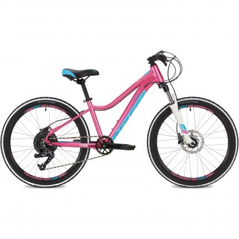 Подростковый велосипед STINGER FIONA PRO 24" розовый с рамой 12" 24AHD.FIONAPRO.12PK1
