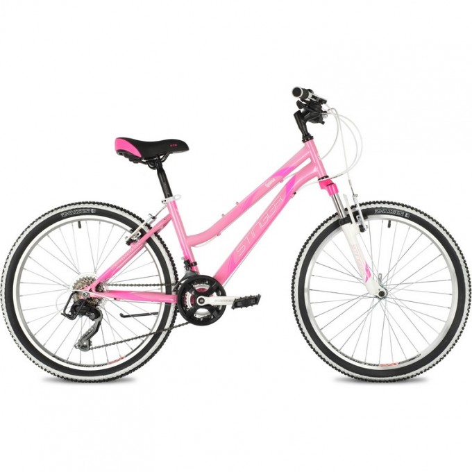 Подростковый велосипед STINGER LATINA 24" розовый с рамой 12" 24SHV.LATINA.12PK2