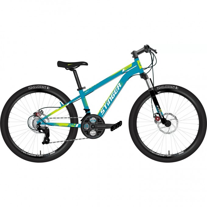 Велосипед STINGER 24" CAIMAN синий, сталь, размер 12" 24SHD.CAIMAND.12BL2-