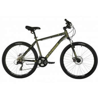 Велосипед STINGER 26" CAIMAN D зеленый, сталь, размер 16"