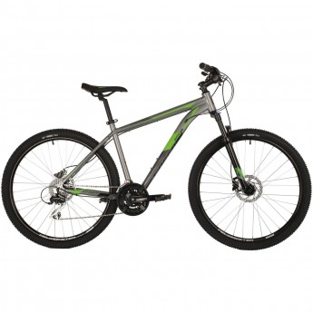Велосипед STINGER 27.5" GRAPHITE EVO серый, алюминий, размер 16"