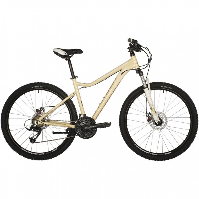 Велосипед STINGER 27.5" LAGUNA EVO бежевый, алюминий, размер 17" 27AHD.LAGUEVO.17BG4