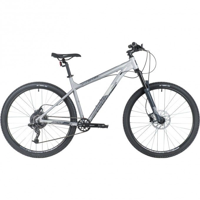Велосипед STINGER 27.5" PYTHON EVO серый, алюминий, размер 18" 27AHD.PYTHEVO.18GR4