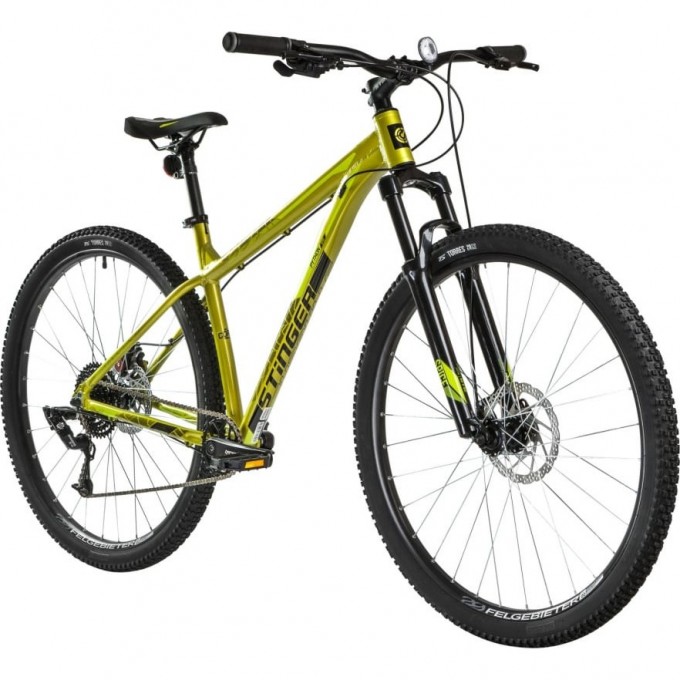 Велосипед STINGER 27.5" PYTHON STD зеленый, алюминий, размер 16" 27AHD.PYTHSTD.16GN4