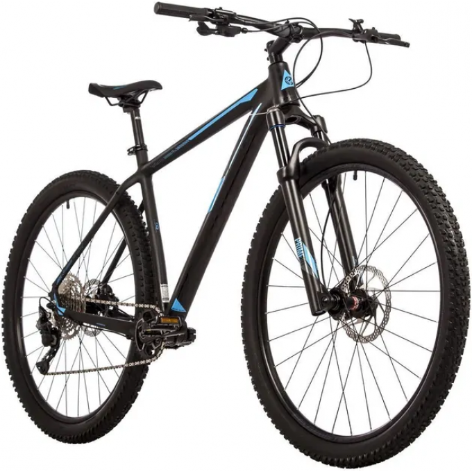 Велосипед STINGER 27.5" RELOAD EVO черный, алюминий, размер 18" 27AHD.RELOEVO.18BK4