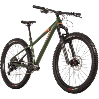 Велосипед STINGER 27.5" ZETA STD зеленый, алюминий, размер SM