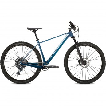 Велосипед STINGER 29" GENESIS EVO синий, карбон, размер LG