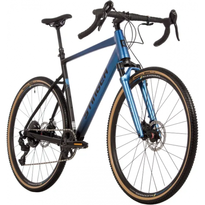 Велосипед STINGER 700C GRAVIX EVO синий, алюминий, размер 46 700AHD.GRVEVO.46BL3