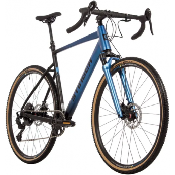 Велосипед STINGER 700C GRAVIX EVO синий, алюминий, размер 53