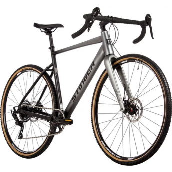 Велосипед STINGER 700C GRAVIX STD серый, алюминий, размер 53