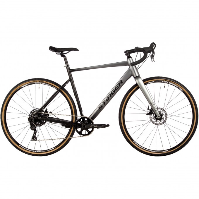Велосипед STINGER 700C GRAVIX STD серый, размер MD 700AHD.GRVSTD.MDGR4
