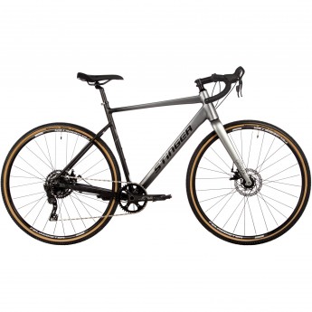 Велосипед STINGER 700C GRAVIX STD серый, размер XXL